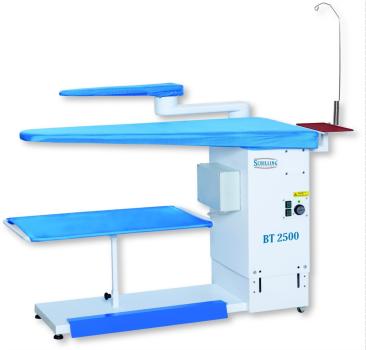 SCHILLING® PROFESSIONAL BT 2500 - stabiler Industriebügeltisch mit starker Absaugung und XL-Bügelfäche